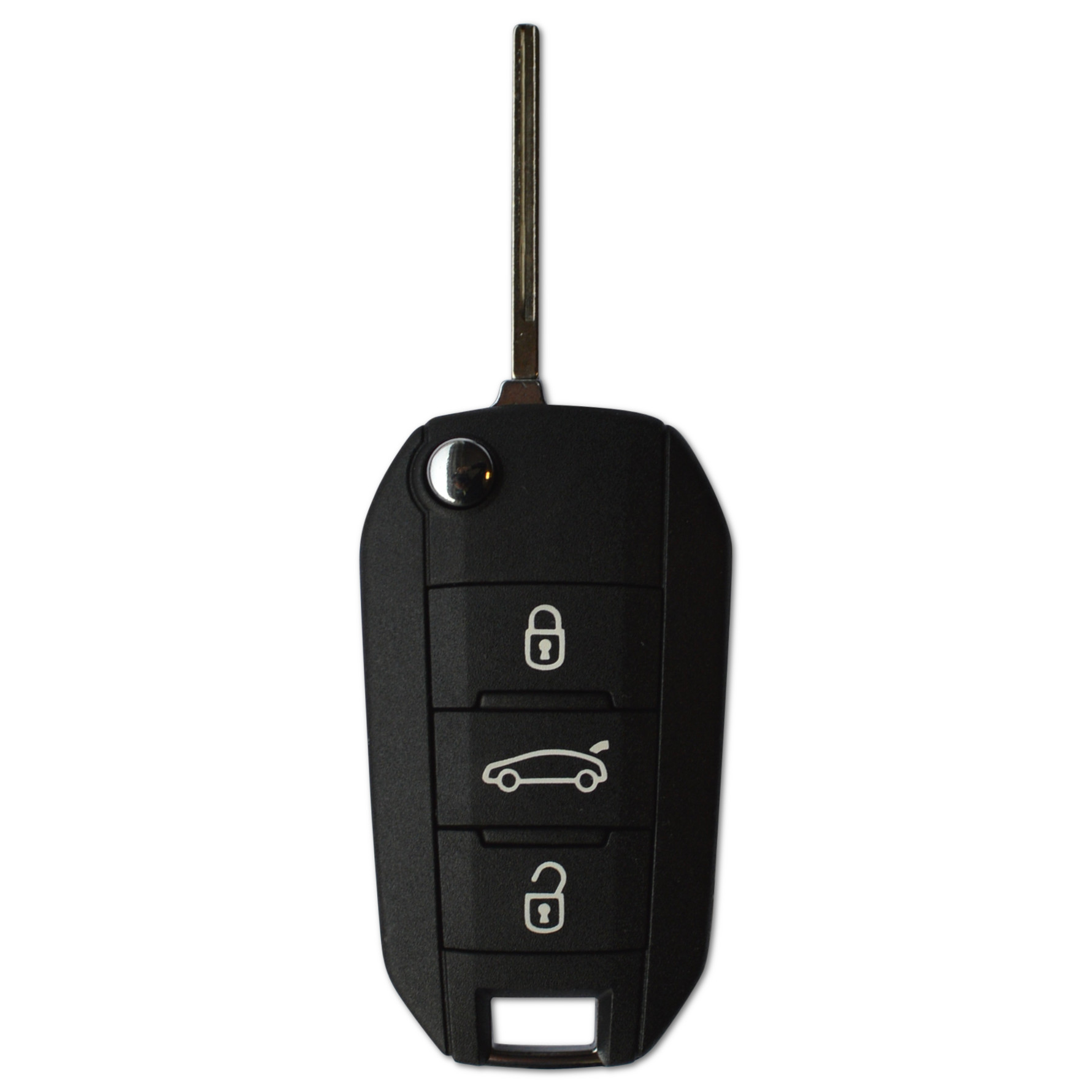 Citroen 1612121480 Flip Key 3 Button C4 Cactus Citroen Keys